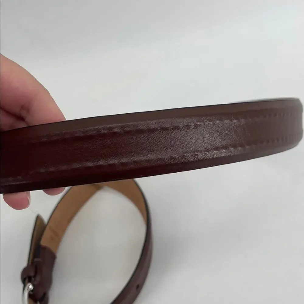 Cole Haan brown leather dress belt sz 42